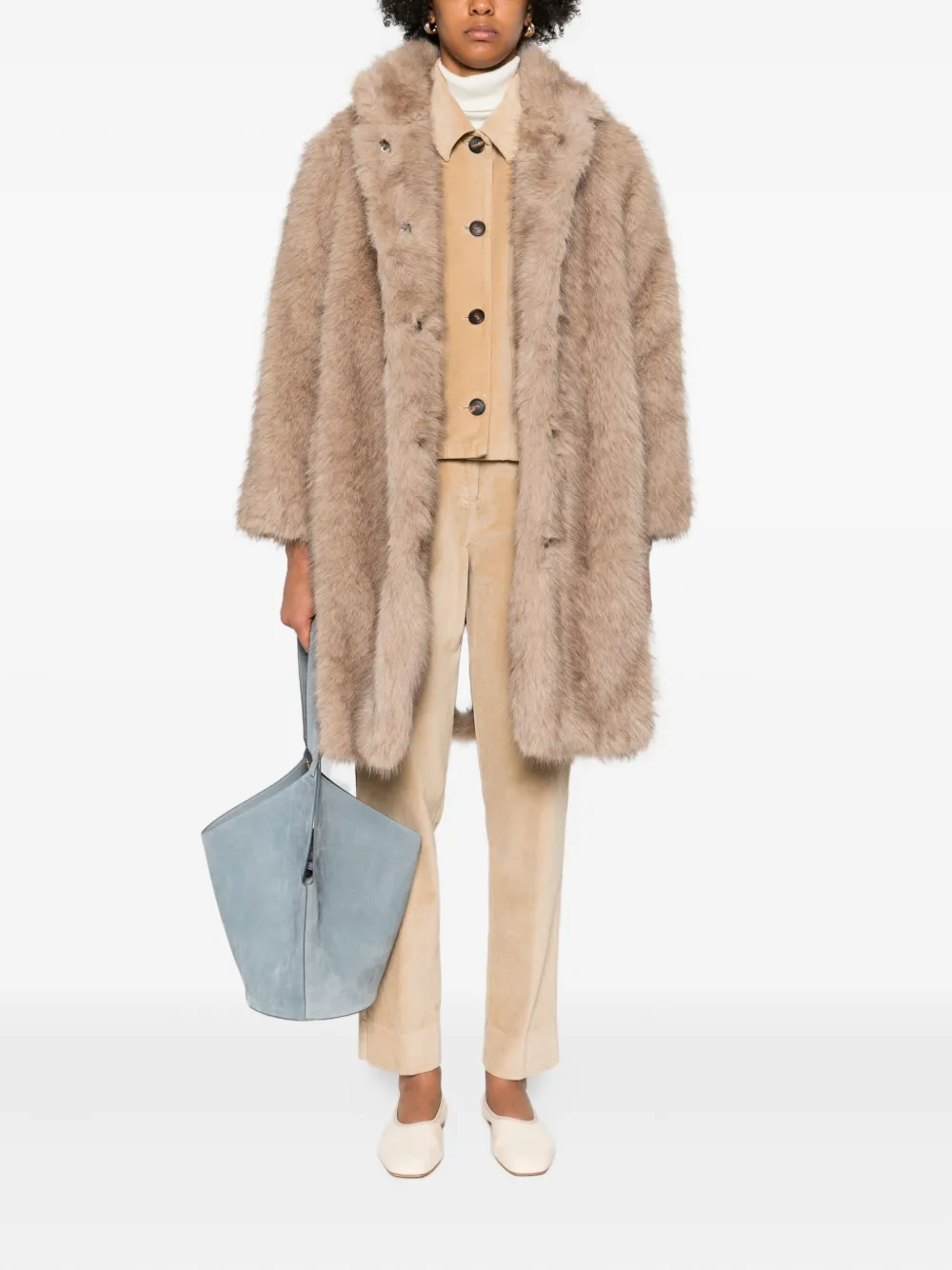 Rosso 35 faux-fur coat | Faux Fur & Shearling Coats | Image 2