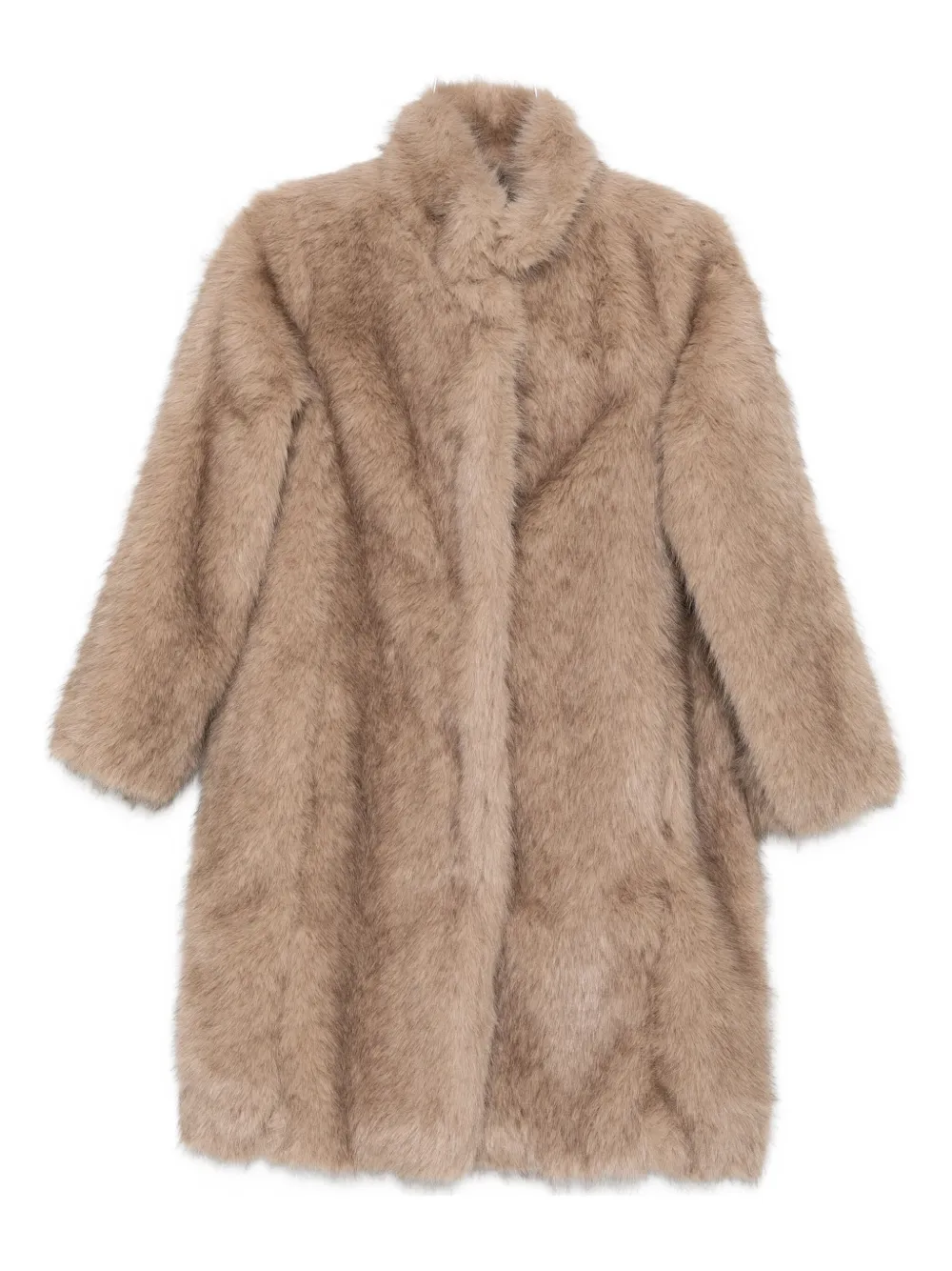 Rosso 35 Cappotto in pelliccia sintetica - Marrone