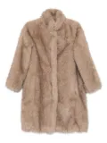 Rosso 35 faux-fur coat - Brown