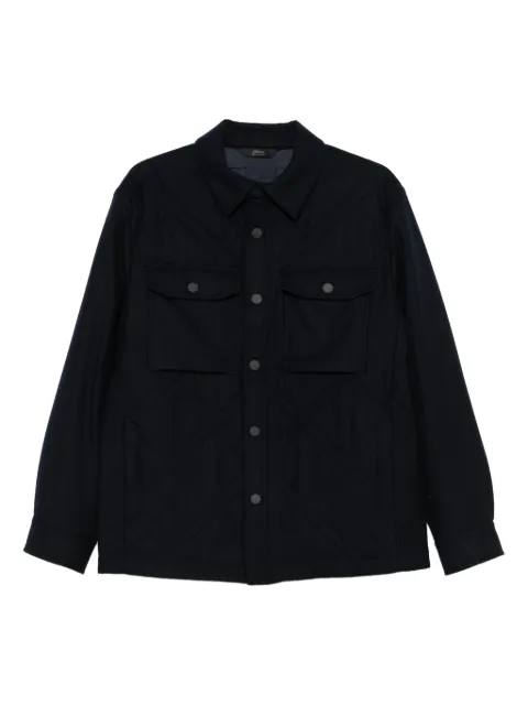 Brioni quilted shirt jacket