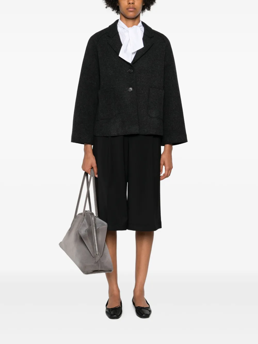 Rosso 35 patch-pocket wool jacket | Cropped Jackets | Image 2