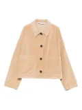 Rosso 35 velvet patch-pocket jacket - Neutrals