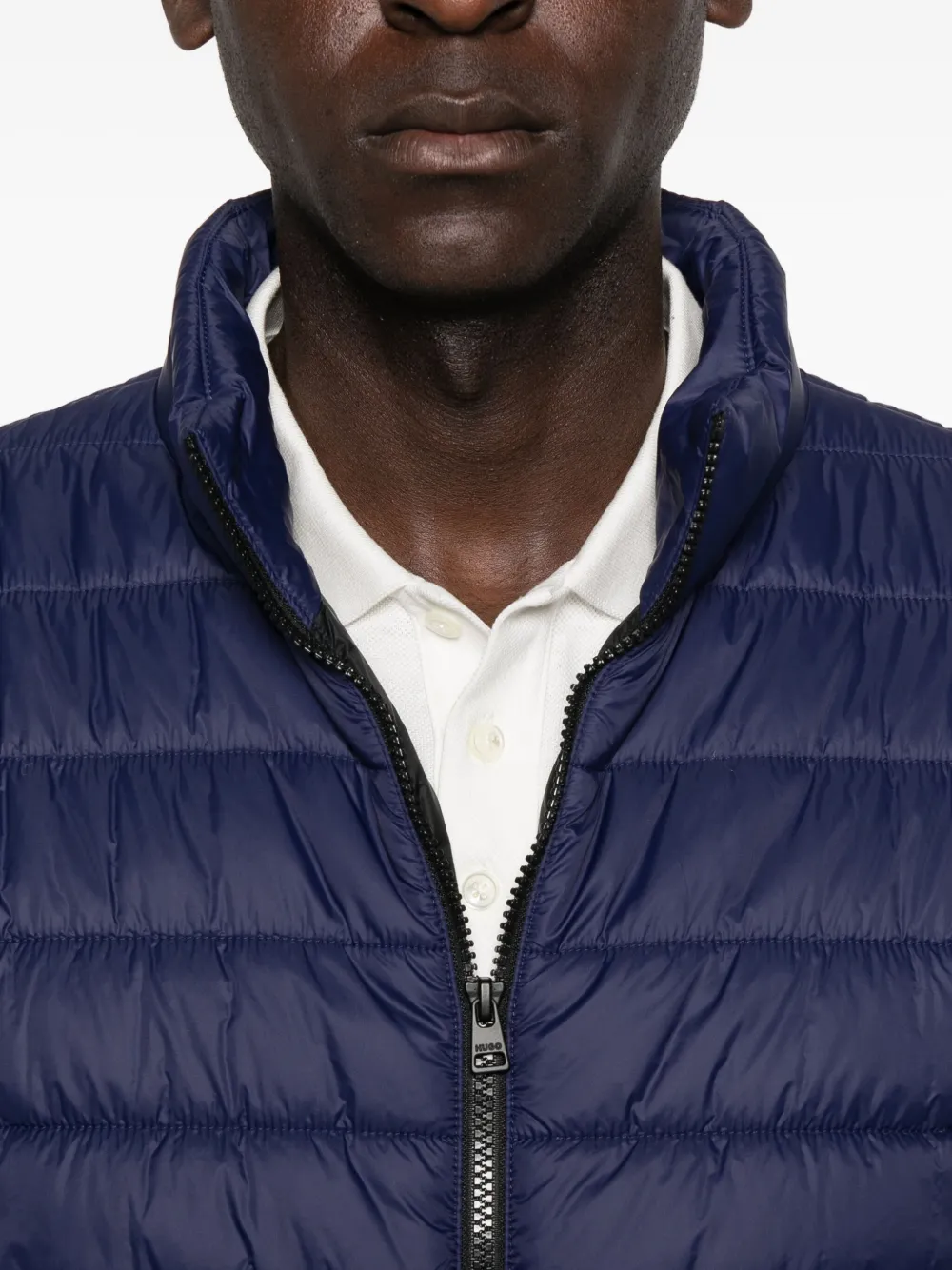 BOSS Jack met geborduurd logo Blauw