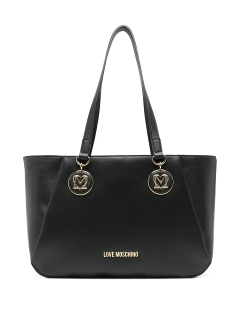 Love Moschino logo-plaque tote bag