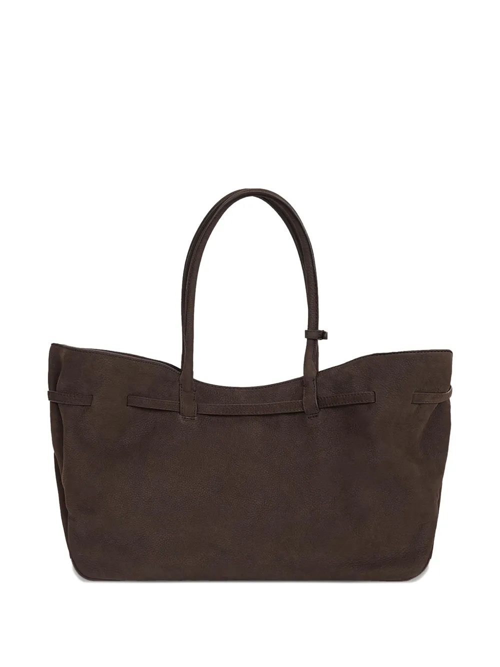 Marge Sherwood Grandma shopper met trekkoord en gesp - Bruin