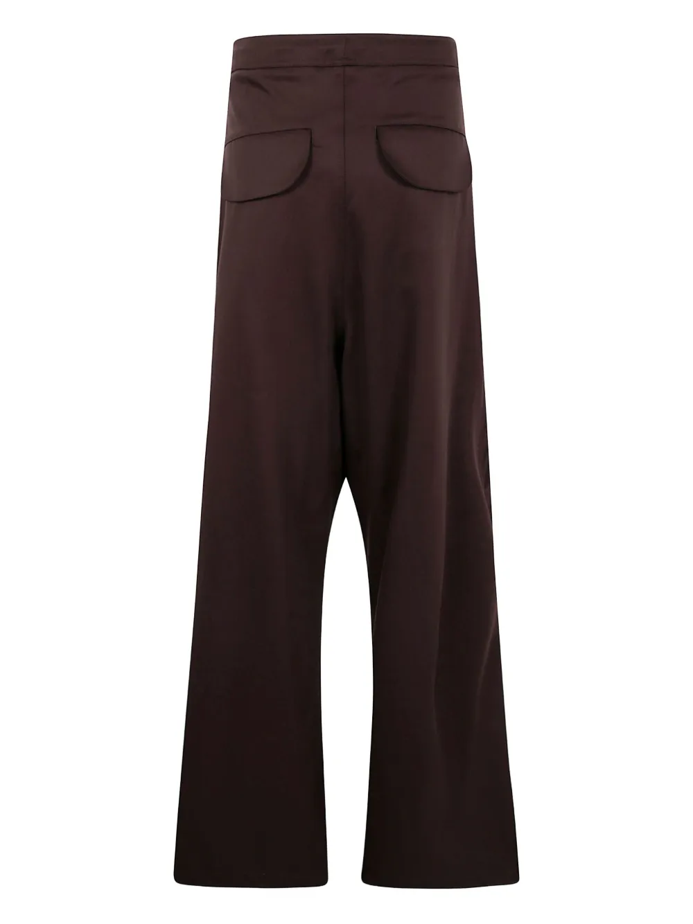 ENTIRE STUDIOS flap-pocket wool trousers - Bruin