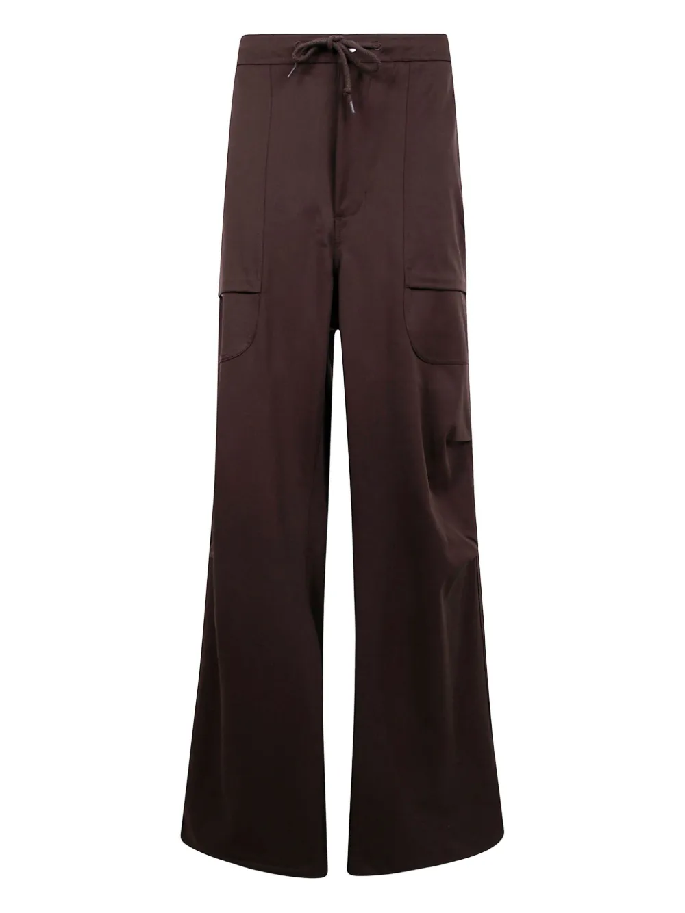 Entire Studios Flap-pocket Wool Trousers In Brown