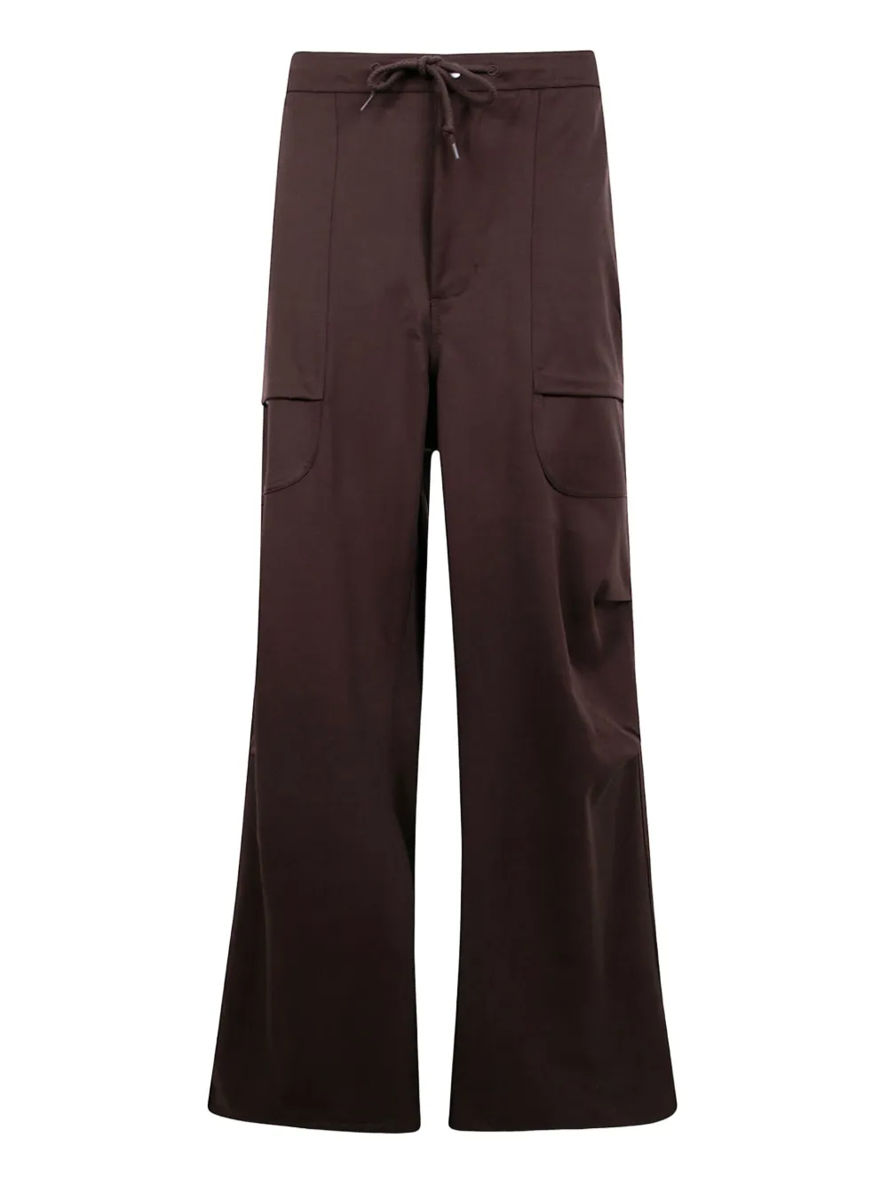 ENTIRE STUDIOS flap-pocket wool trousers | Brown | Image 1