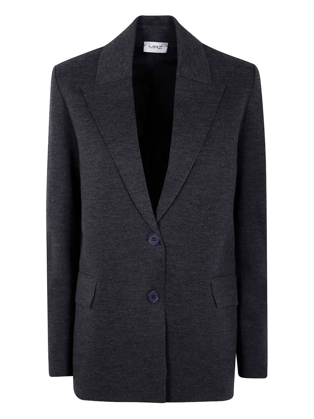 MRZ notched-lapel wool jacket | Black | Image 1