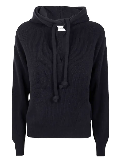 MRZ ribbed wool hoodie 