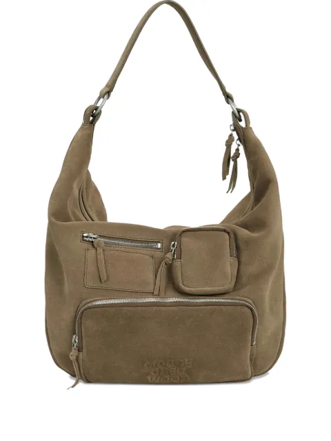 Marge Sherwood City suede zipped shoulder bag