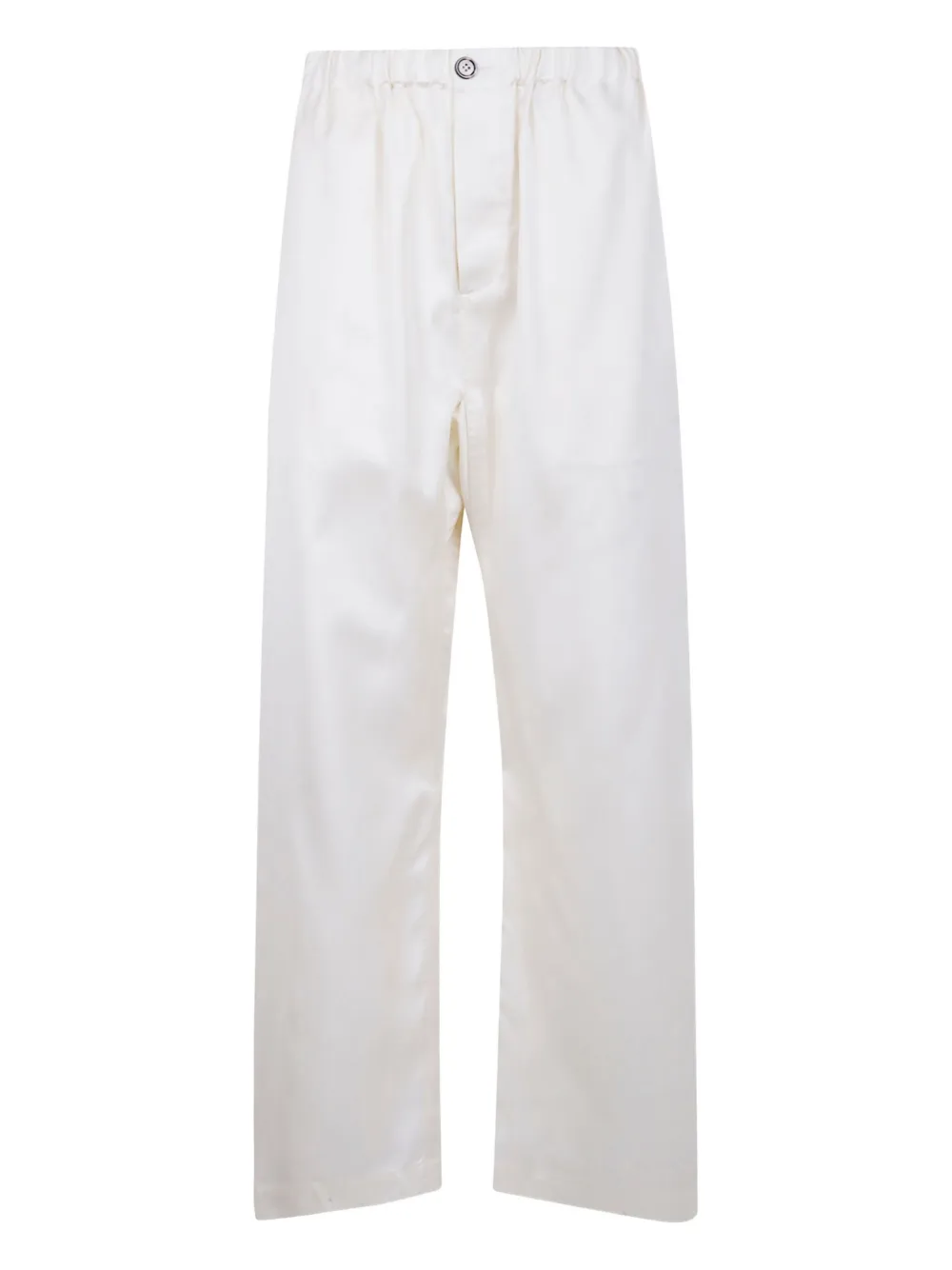 Sofie D'hoore elastic-waist silk trousers | White | Image 1