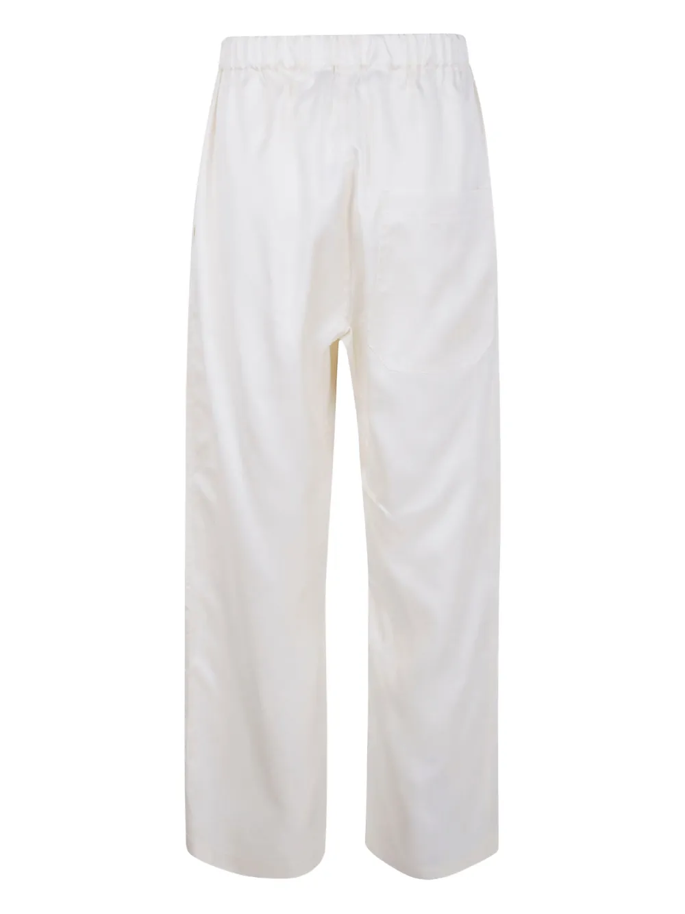 Sofie D'hoore elastic-waist silk trousers - Wit