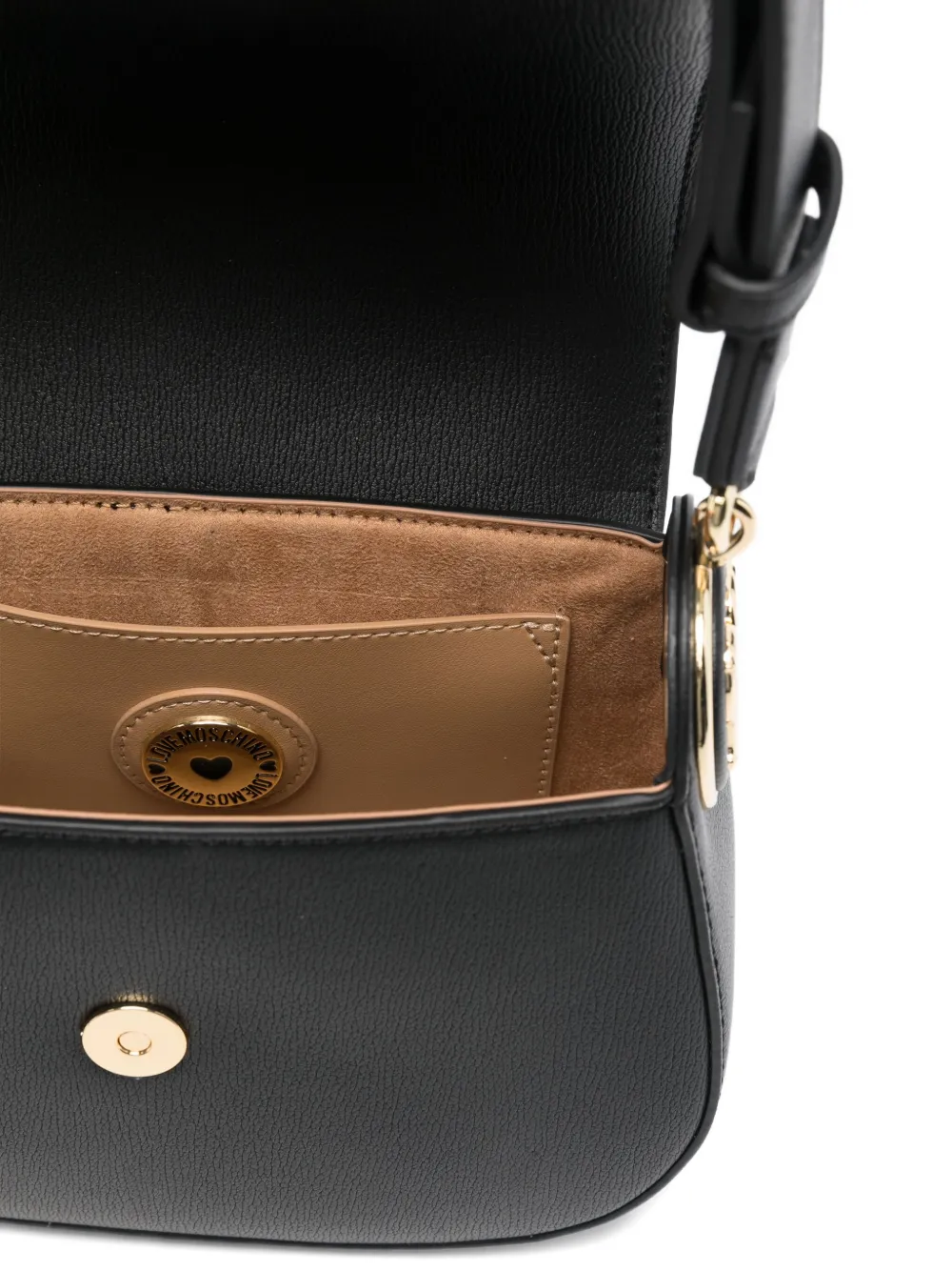 Love Moschino Crossbodytas met logoplakkaat Zwart