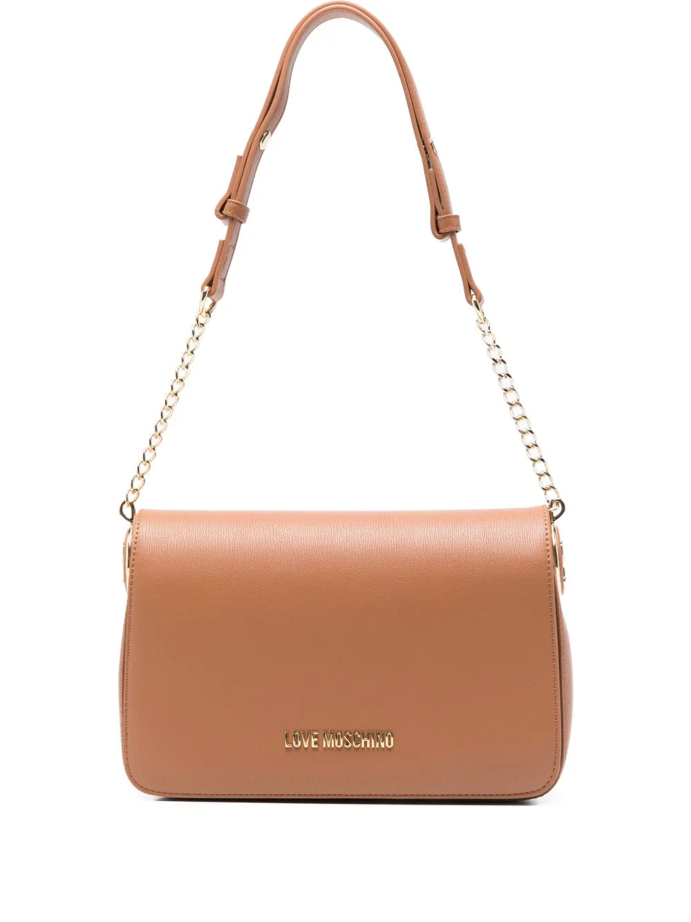 Love Moschino logo-plaque shoulder bag | Brown | Image 1
