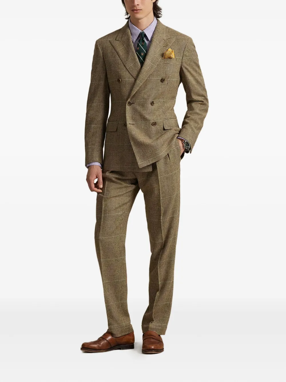 Polo Ralph Lauren pleated check trousers | Tailored Trousers | Image 2