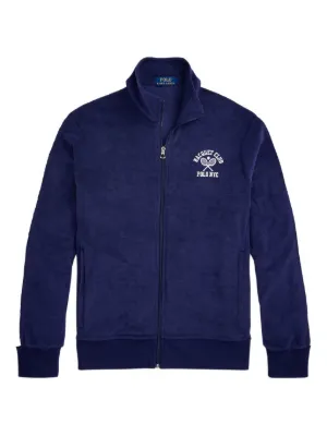 Polo Ralph Lauren x Wimbledon Panelled full-zip Sweatshirt | Blue