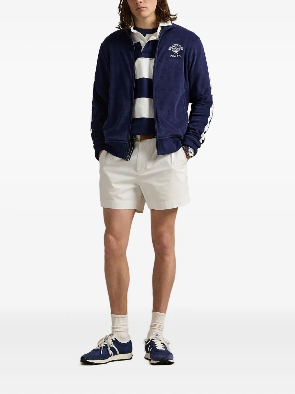 Polo Ralph Lauren embroidered-logo sweatshirt Blauw