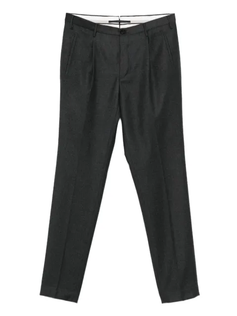 Incotex pleated virgin wool trousers