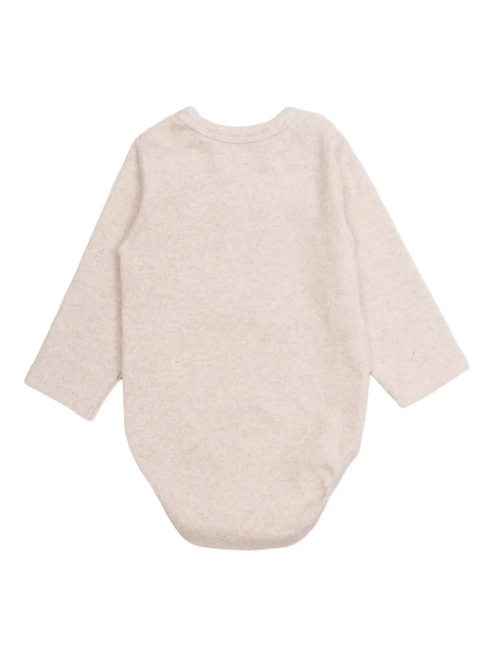 Bobo Choses dog-print ribbed body - Beige