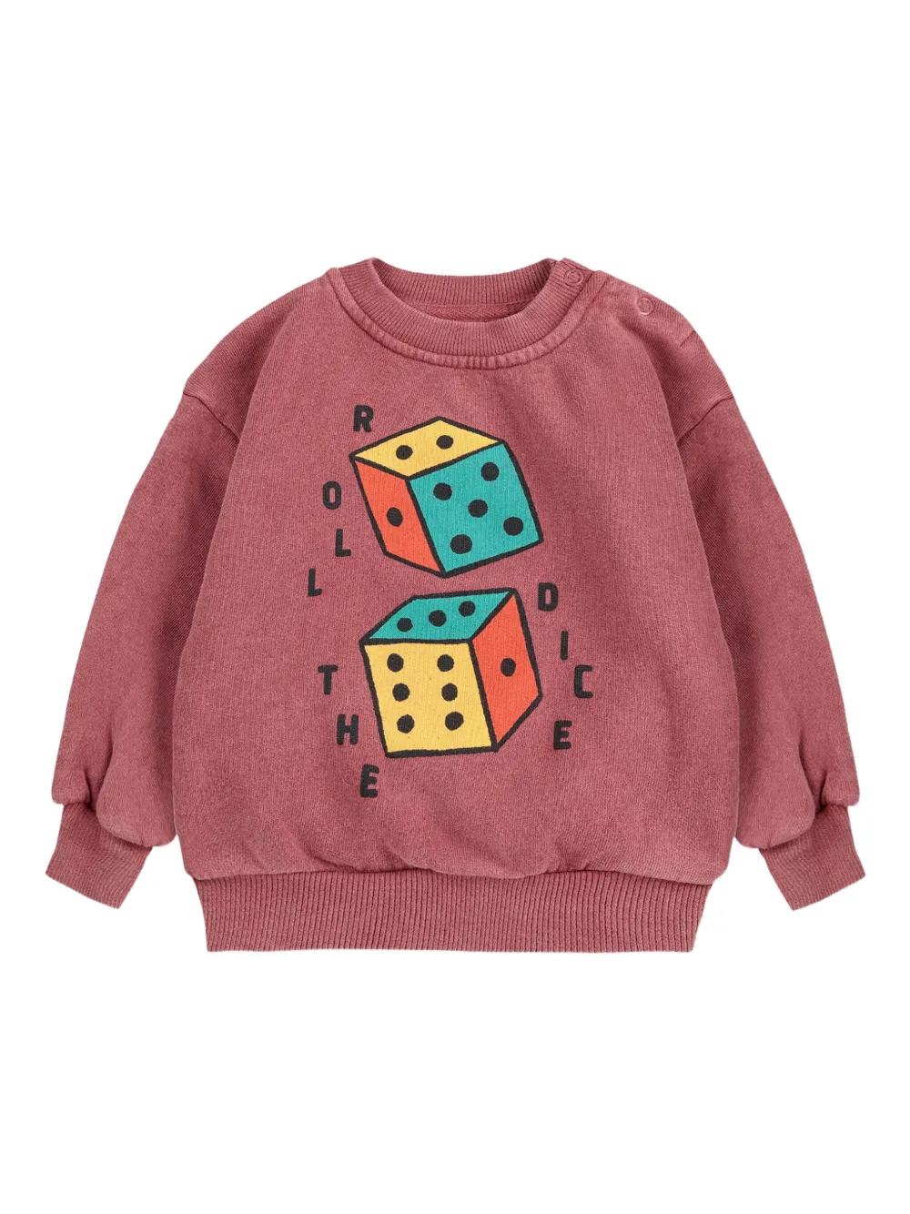 Bobo Choses Dice-print Sweatshirt In Brown