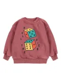 Bobo Choses dice-print sweatshirt - Red