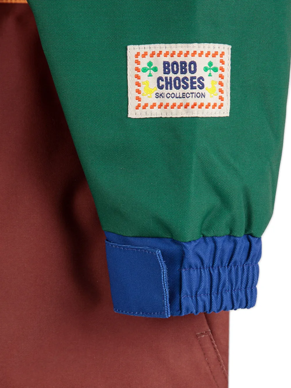 Bobo Choses Jack met capuchon en colourblocking Blauw