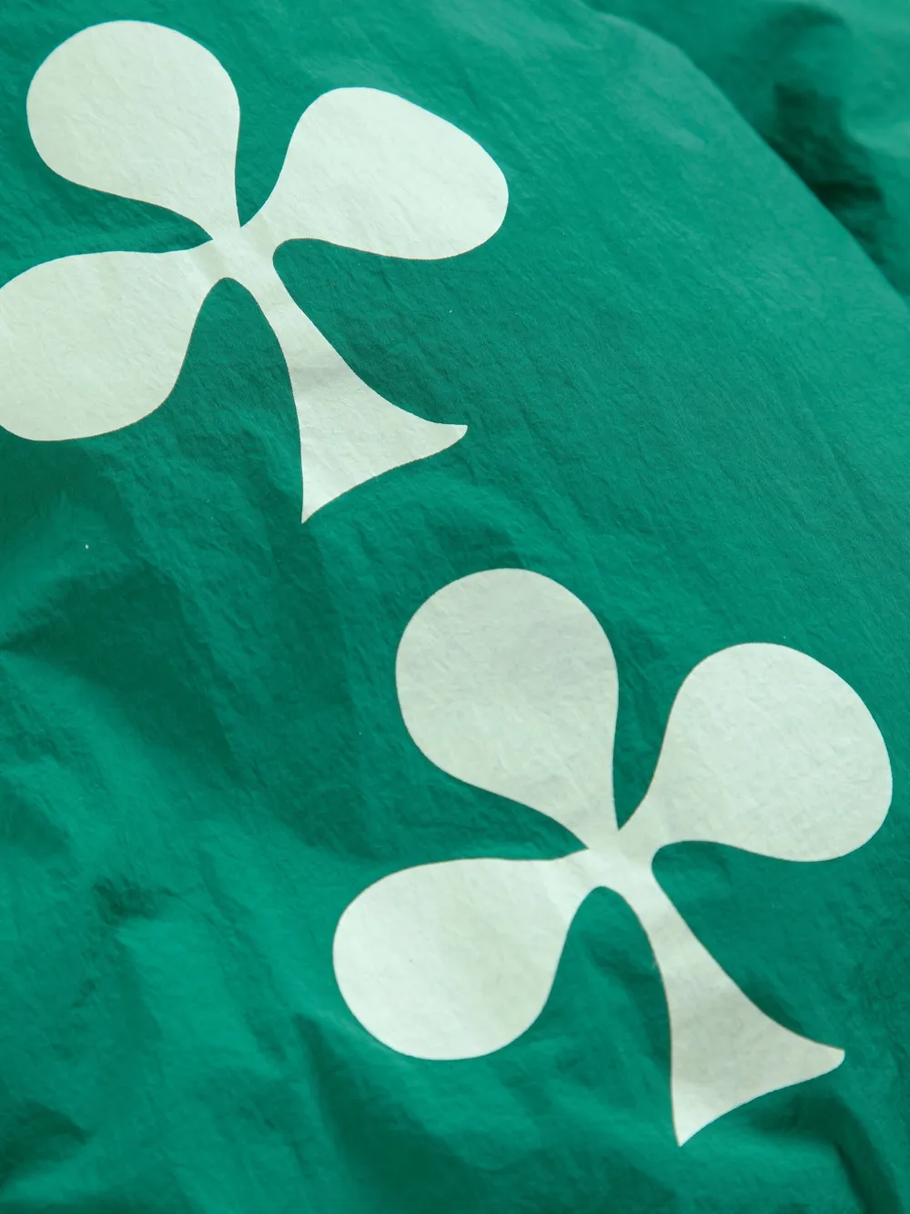 Bobo Choses clover-print reversible jacket Groen