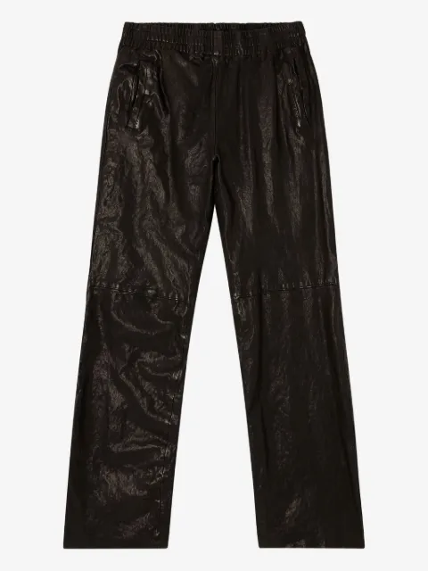 Diesel pantalon P-Bru en cuir