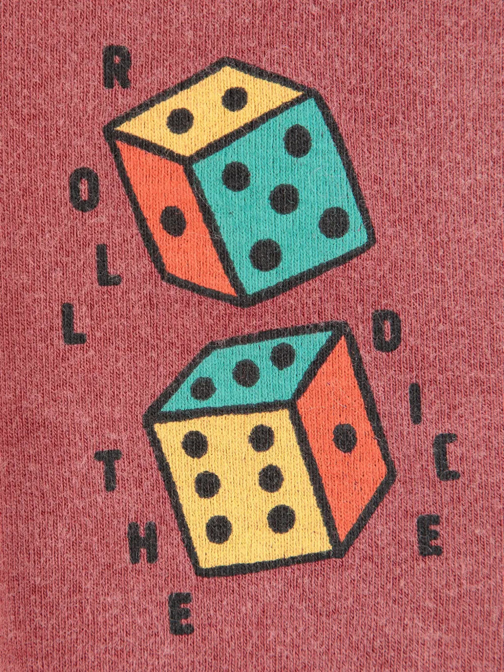 Bobo Choses Dice-print Trousers In Brown