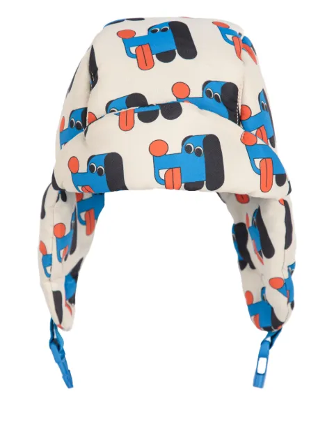 Bobo Choses dog-print trapper hat