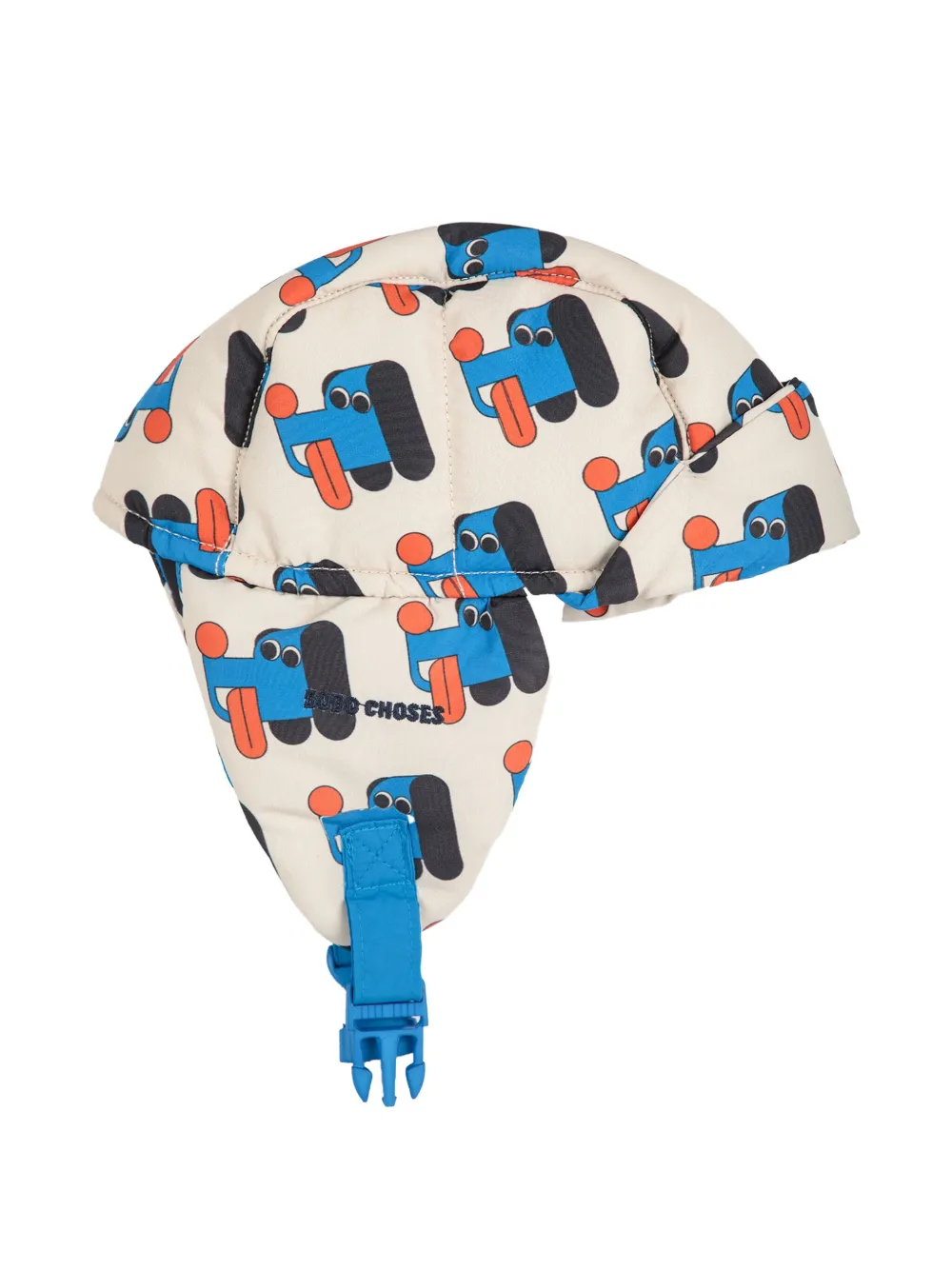 Bobo Choses dog-print trapper hat Beige