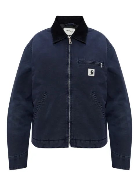 Carhartt WIP zip-fastening logo-patch jacket
