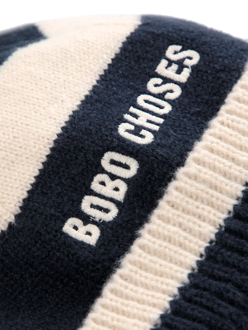 Bobo Choses Gestreepte muts Wit