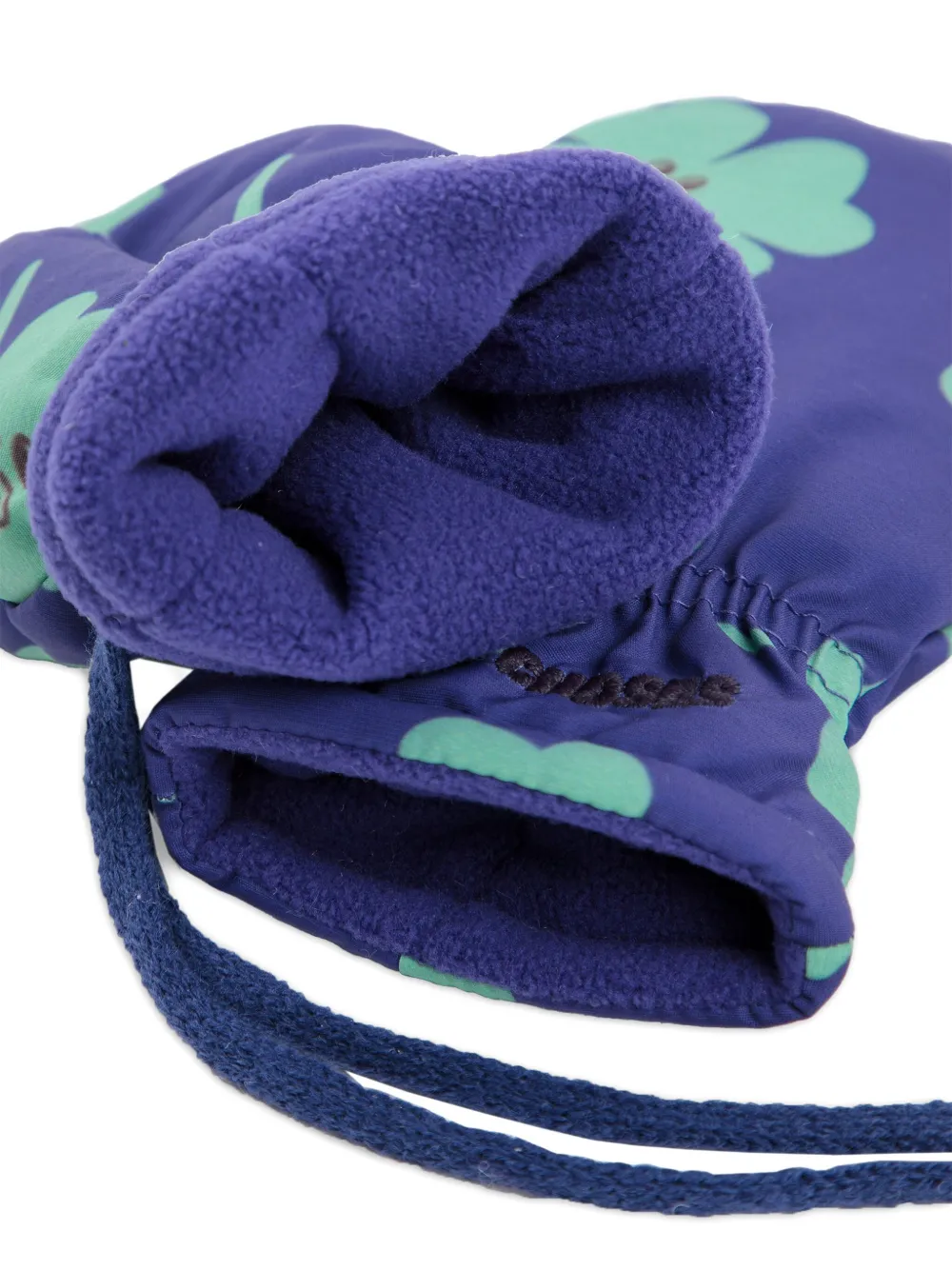 Bobo Choses Wanten met klaverprint Blauw