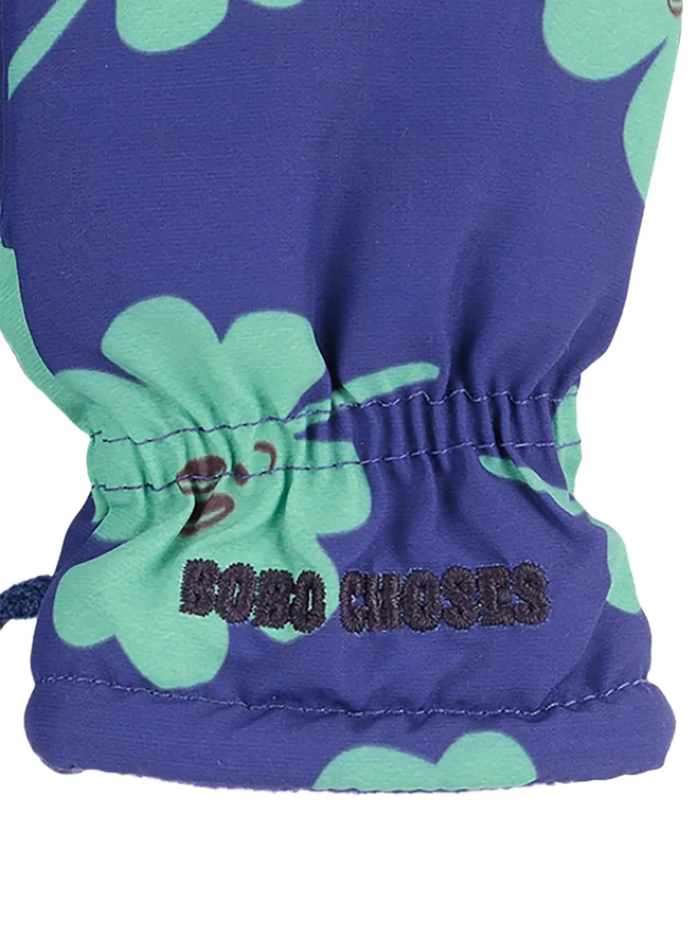 Bobo Choses Wanten met klaverprint Blauw