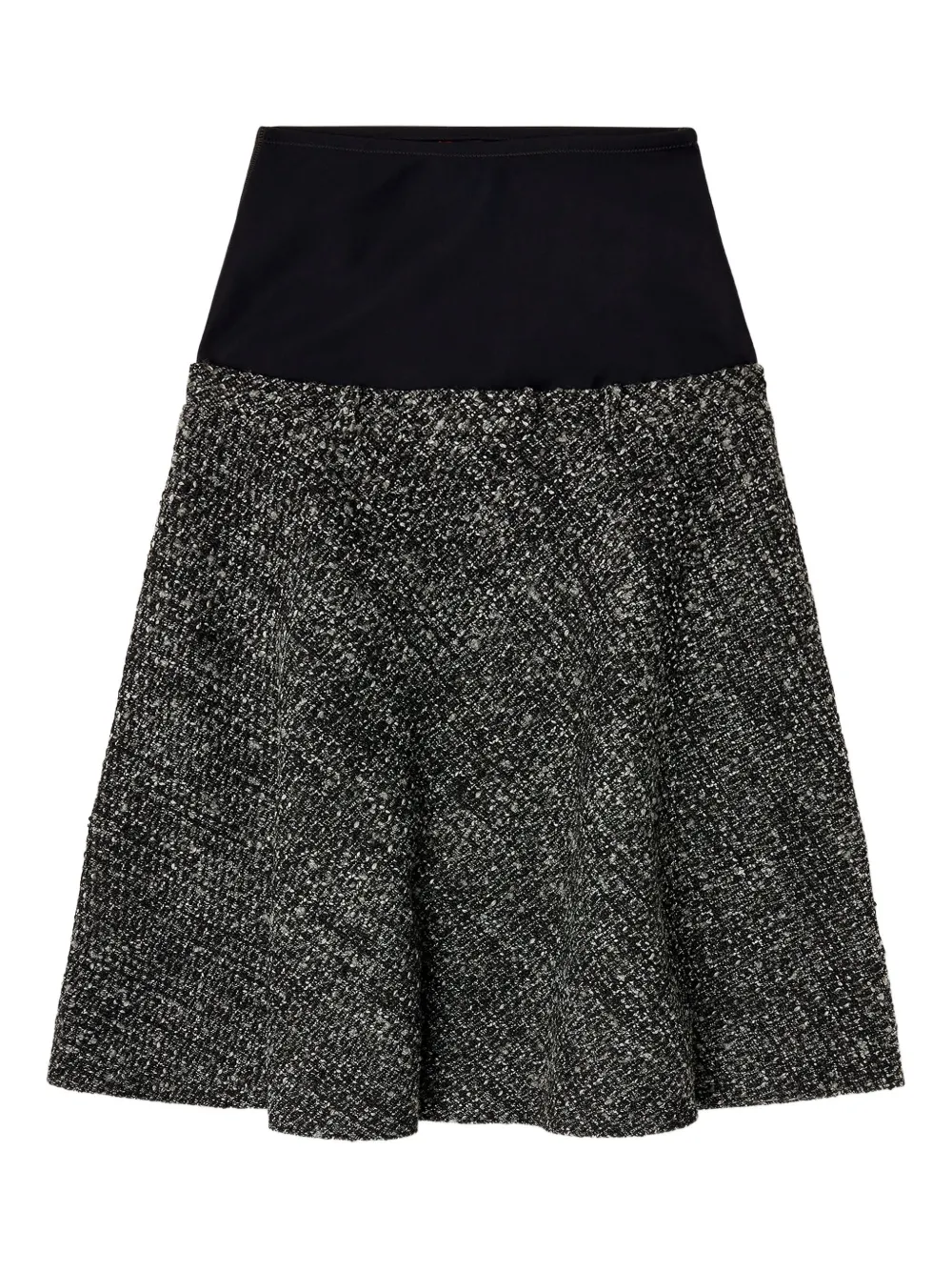 Diesel High waist midi-rok Grijs