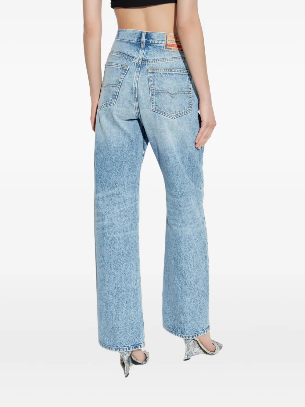 Diesel 1971 D-Sent jeans met vijf zakken Blauw