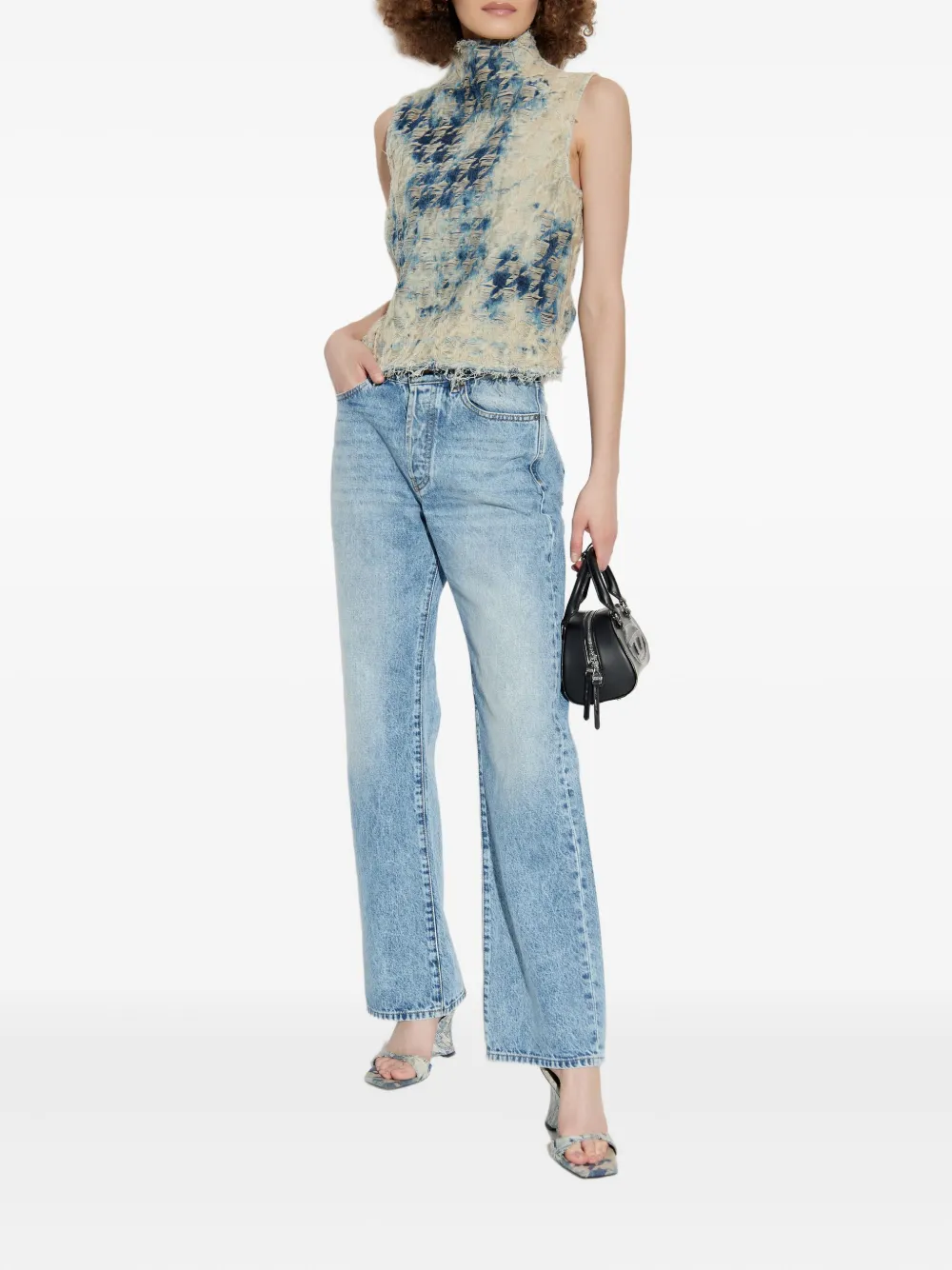 Diesel 1971 D-Sent five-pocket jeans - Blauw