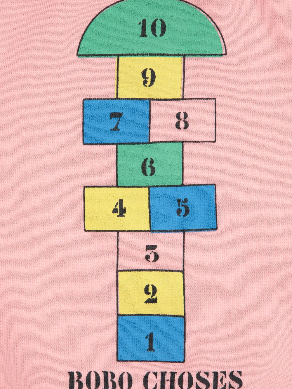 Bobo Choses Hopscotch-print Sweatshirt In Pink