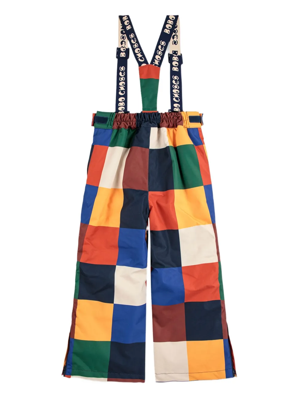Bobo Choses patchwork suspender trousers | Boys Dungarees | Image 2
