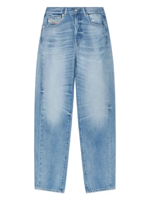 Diesel distressed light-wash jeans