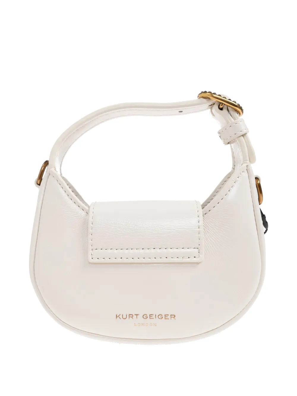 Kurt Geiger Mini Chelsea Crystal-embellishment Tote Bag In White