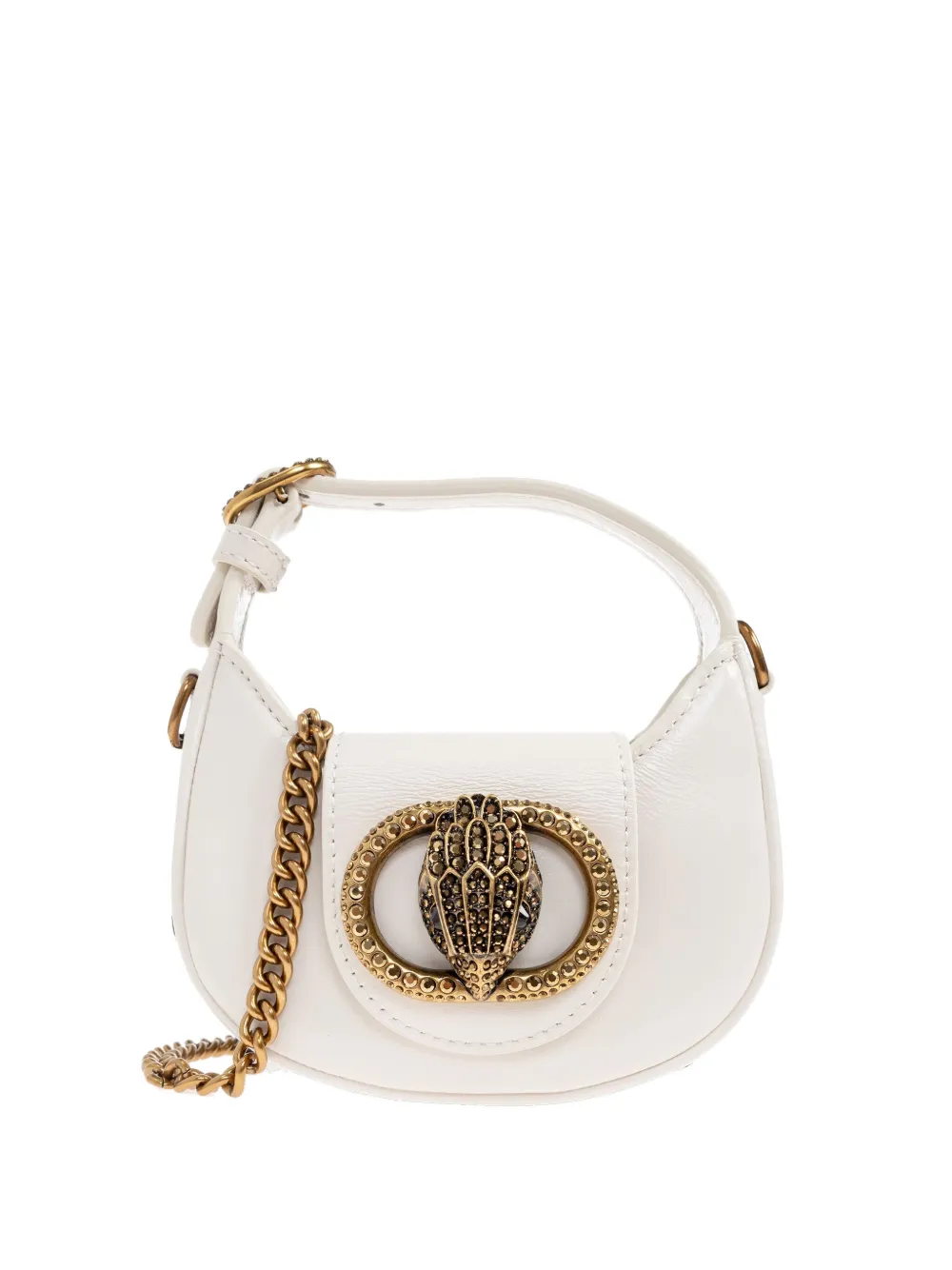 Kurt Geiger London mini Chelsea crystal-embellishment tote bag | White | Image 1