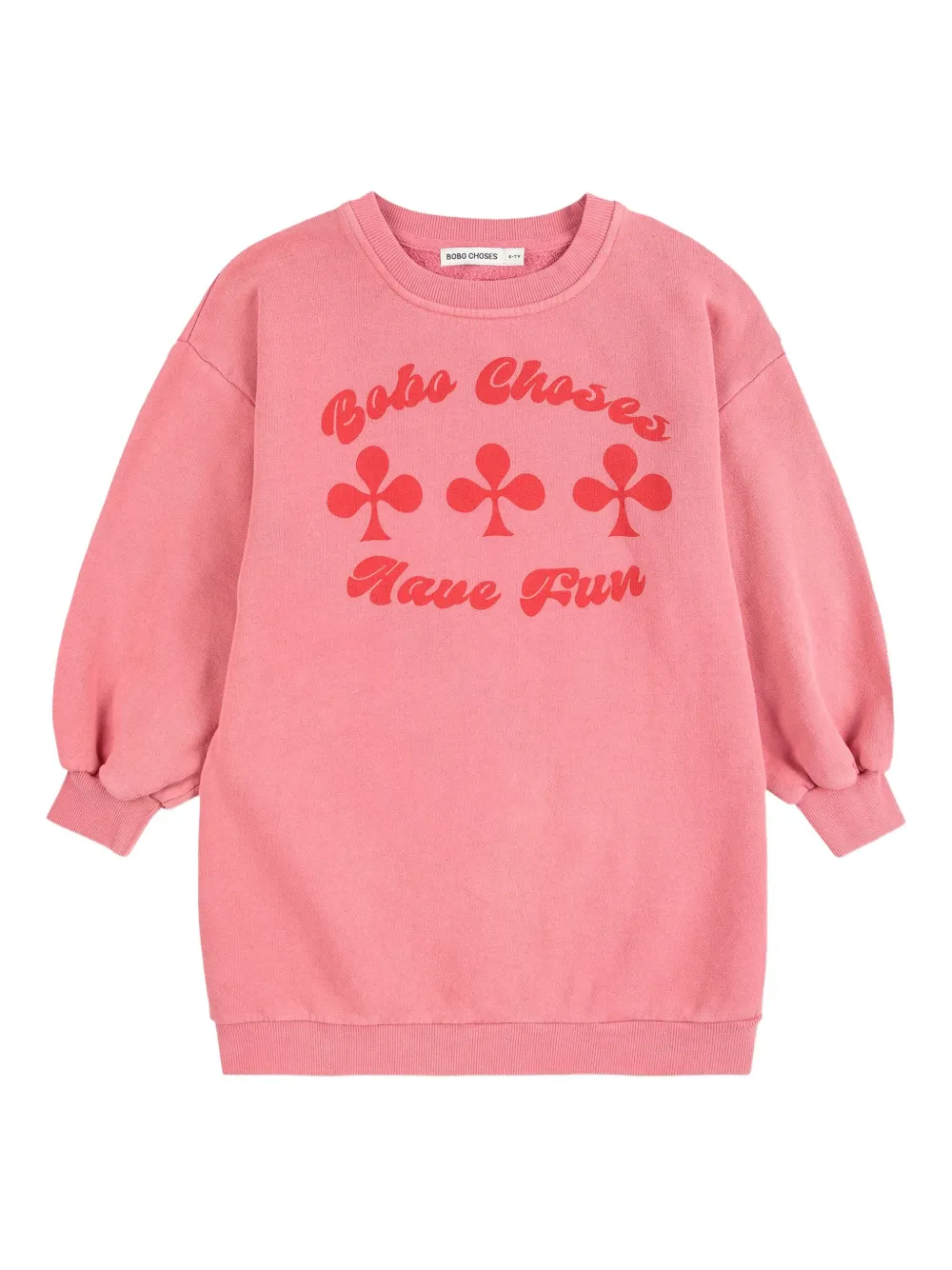Bobo Choses Have Fun Dress In Pink