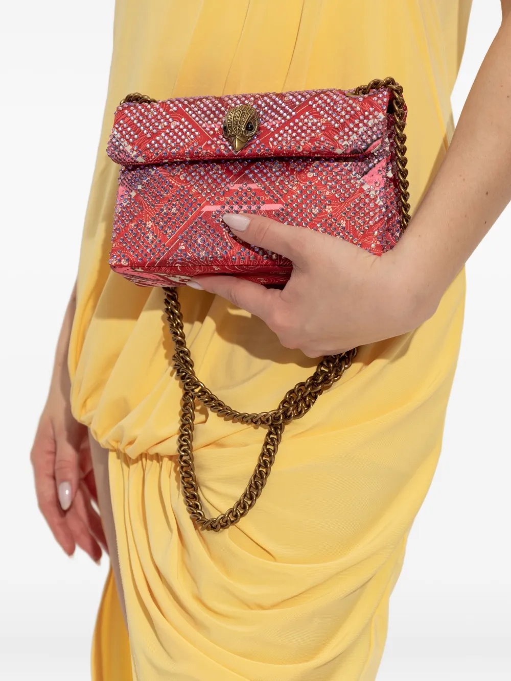 Kurt Geiger London crystal-embellished paisley tote bag | Image 2