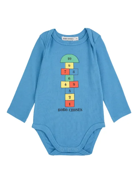 Bobo Choses hopscotch-print body
