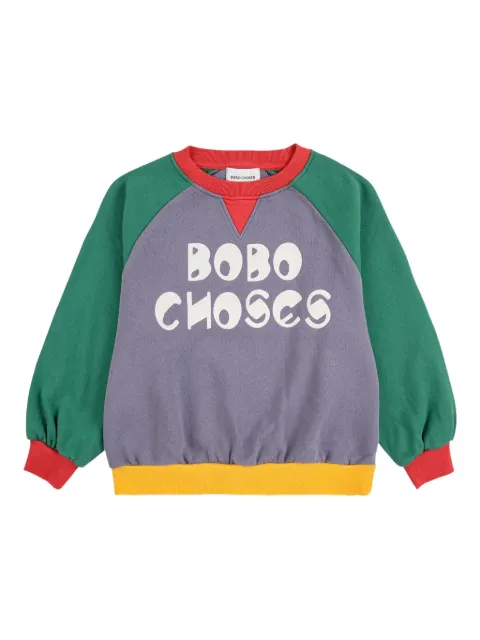 Bobo Choses sudadera con diseño color block