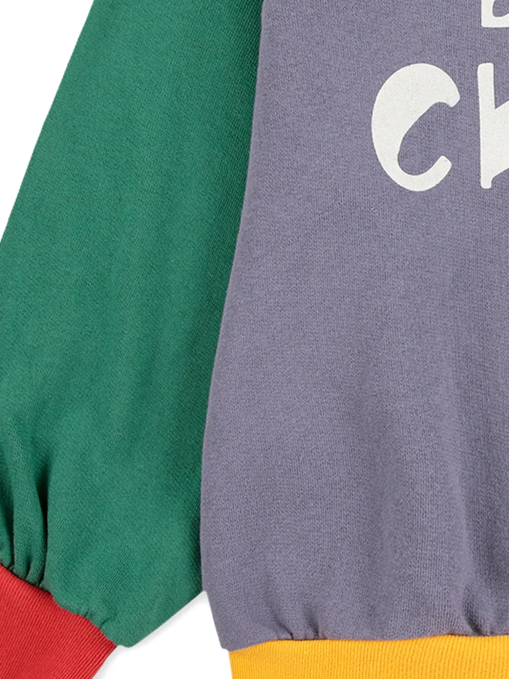 Bobo Choses Sweater met colourblocking en raglan mouwen Paars