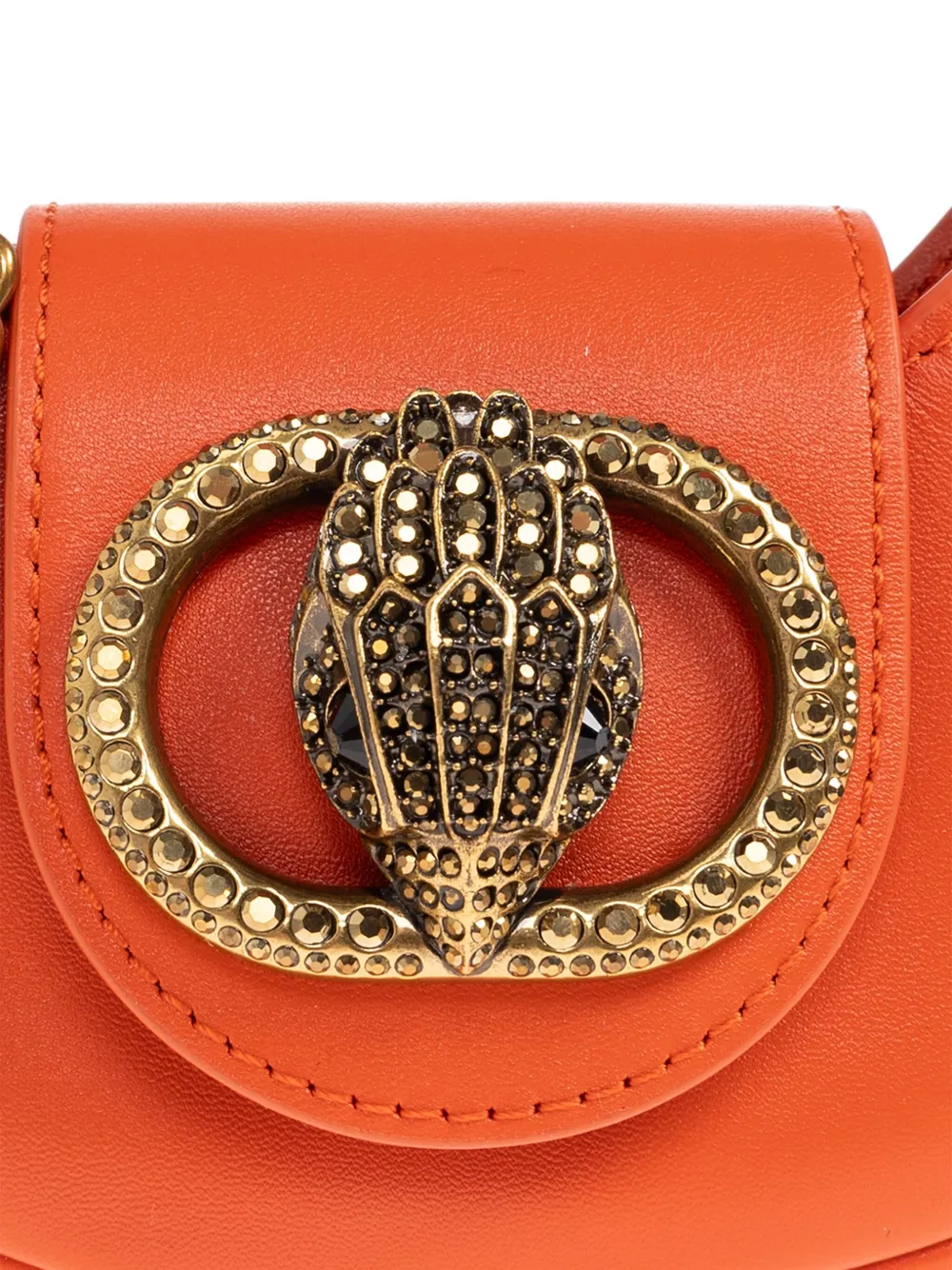Kurt Geiger London Chelsea mini-shopper verfraaid met kristallen Oranje